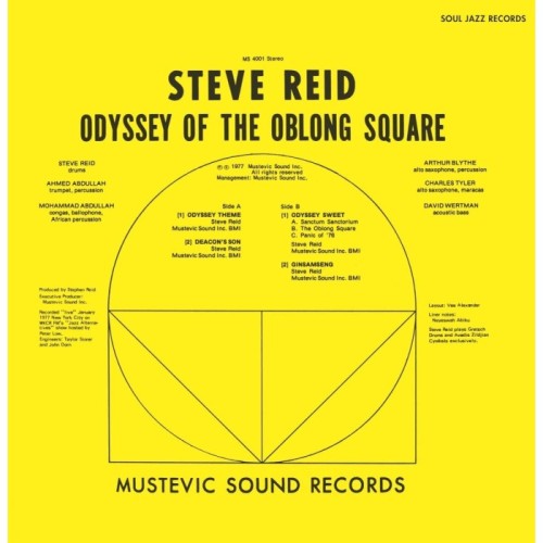 Steve Reid - Odyssey Of The Oblong Square (Gold Coloured Vinyl)