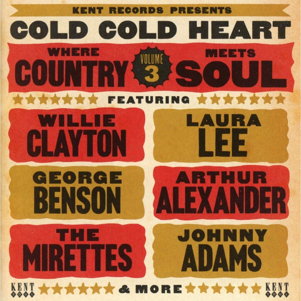 Various Artists - Cold Cold Heart - Where Country Meets Soul, Volume 3