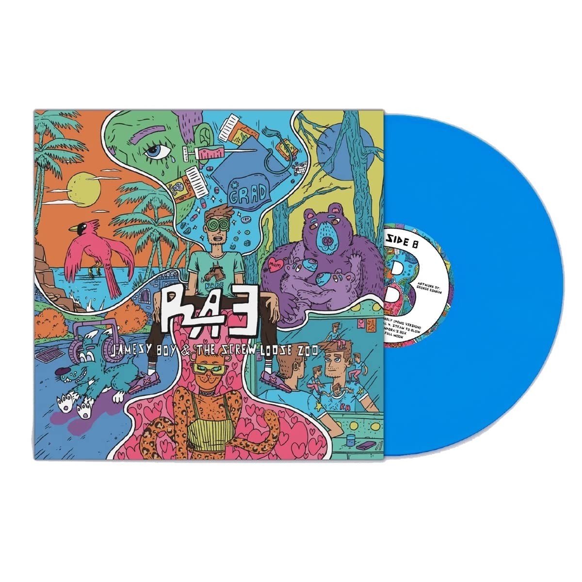 Rare Americans - Jamesy Boy & The Screw Loose Zoo (Translucent Blue Vinyl)