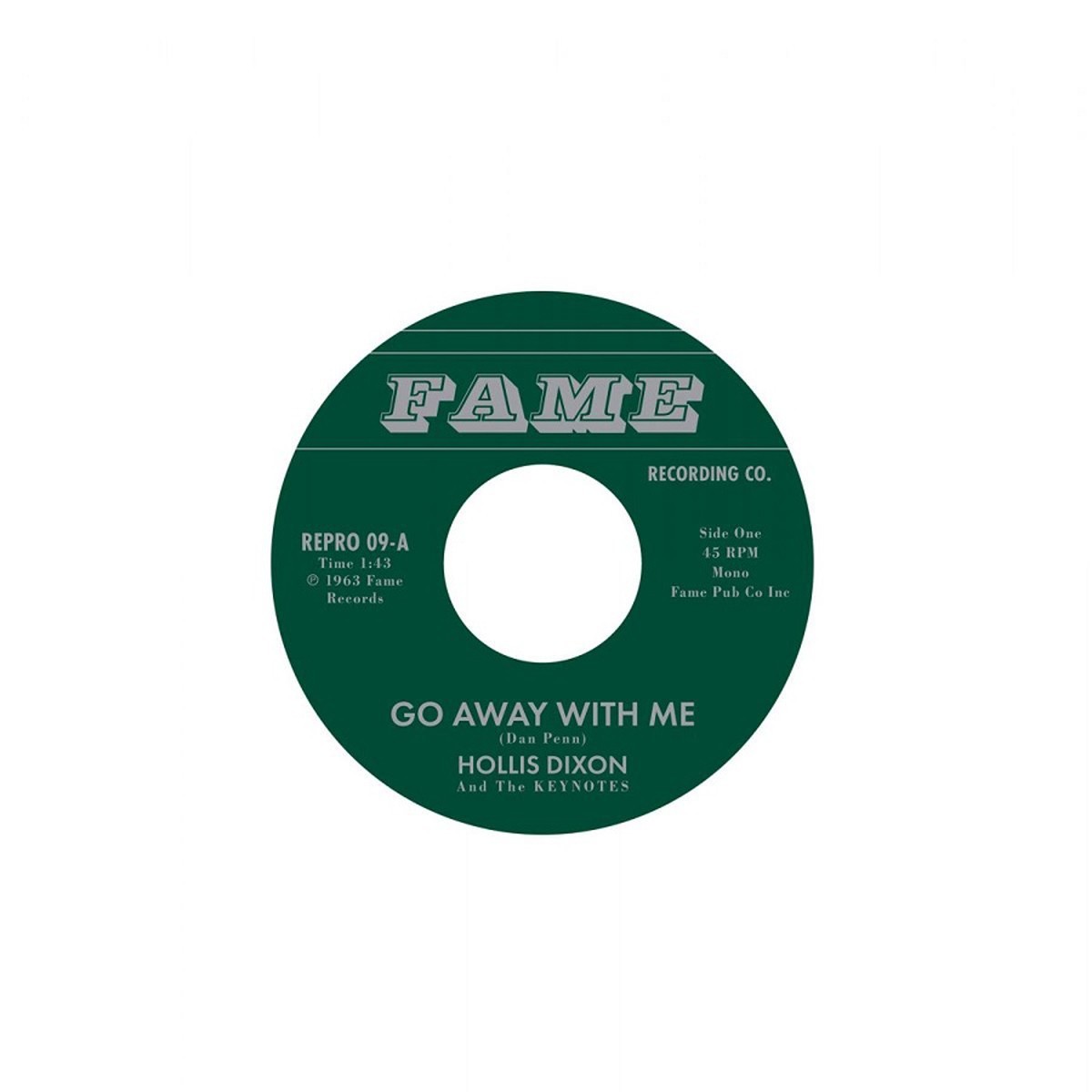 Hollis Dixon - Go Away With Me / Time Will Tell