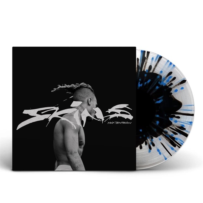 Xxxtentacion - Skins (Black In Clear Color In Color Vinyl With Black & Blue Splatter Vinyl)