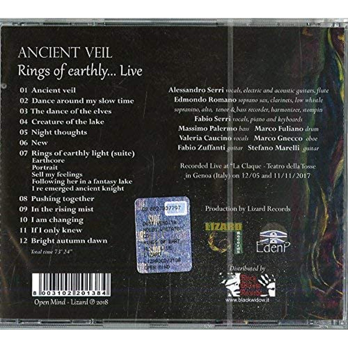 Ancient Veil - Rings Of Earthly...Live