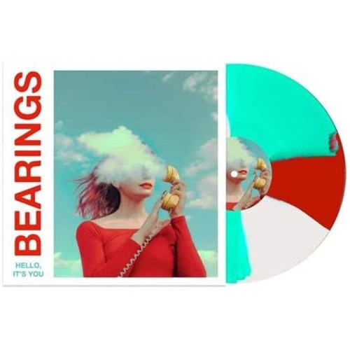 Bearings - Hello, It's You (White & Blood Red Pinwheel)