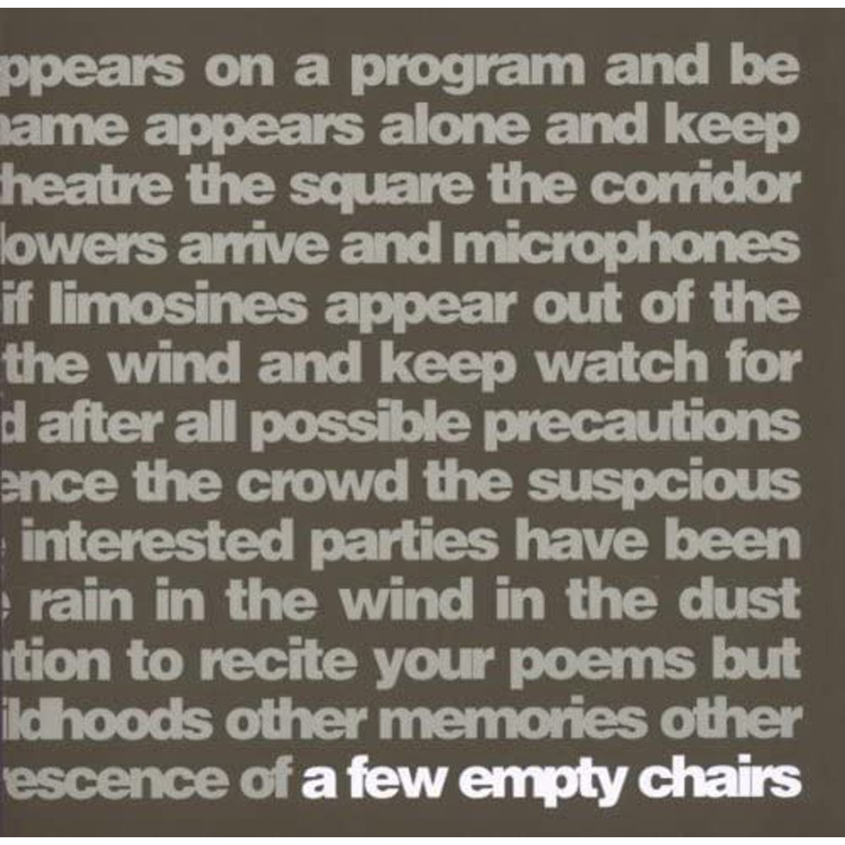 Conjoint - Few Empty Chairs