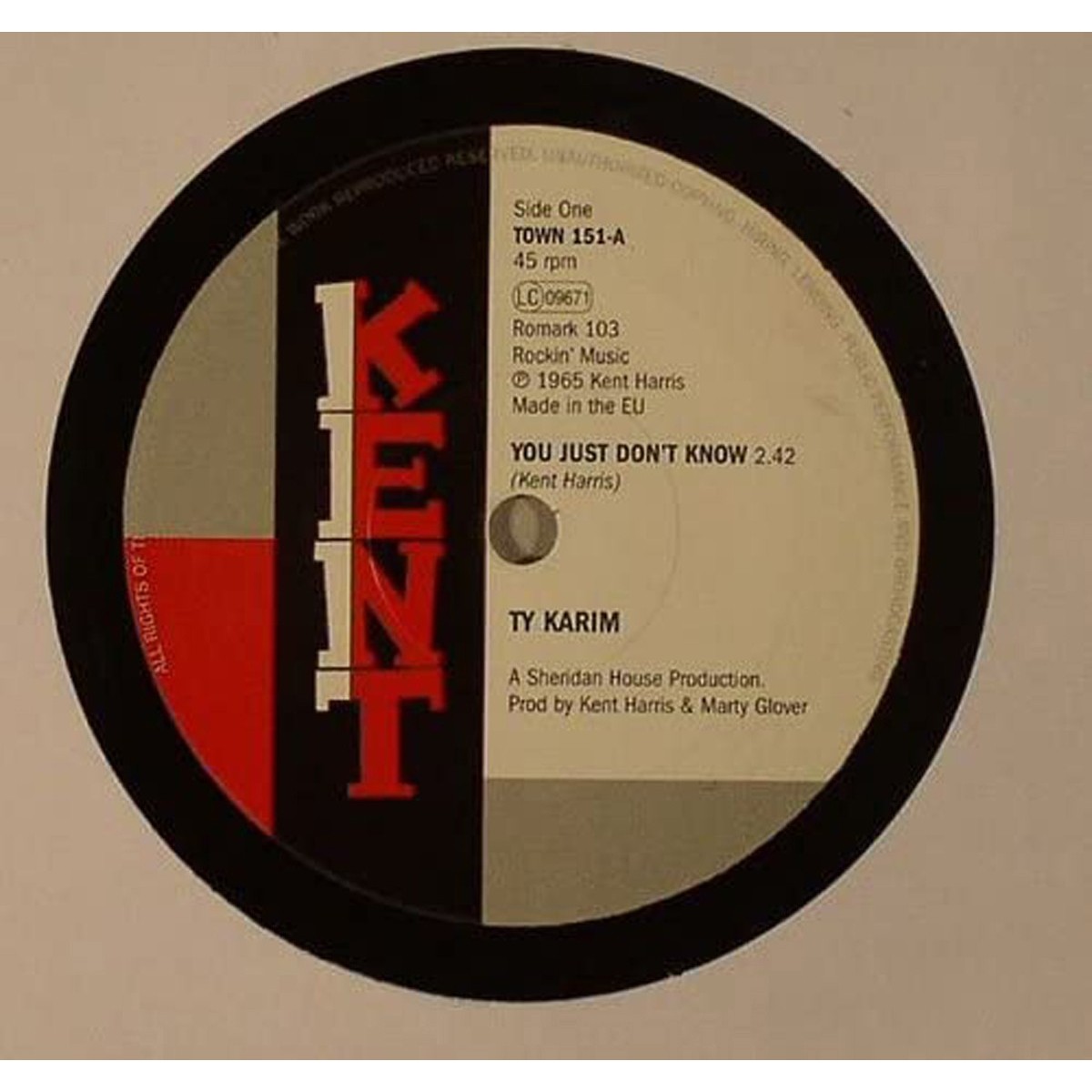 Ty Karim - You Just Don't Know / Lightin' Up