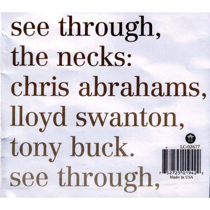 Necks - Mosquito / See Through