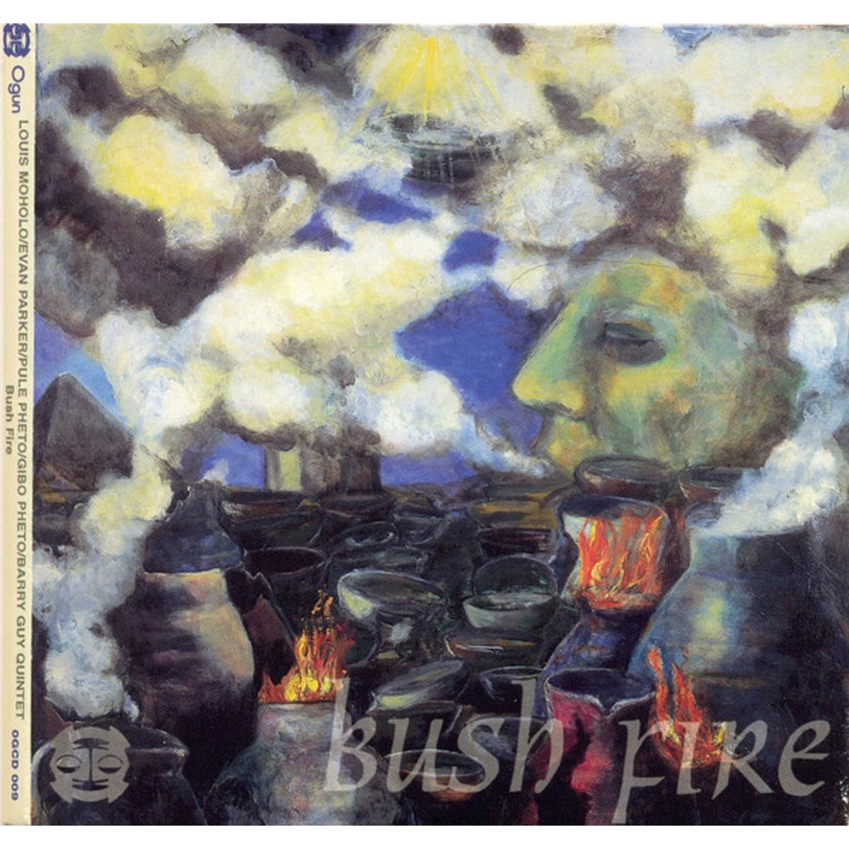 Louis Moholo & Evan Parker & Pule Pheto & Gibo Pheto & Barry Guy Quintet - Bush Fire