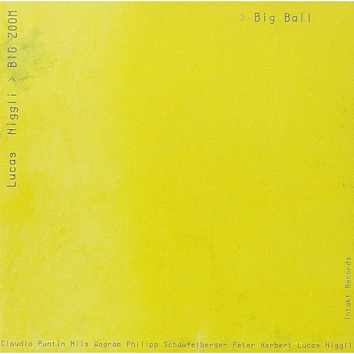 Lucas Niggli - Big Ball
