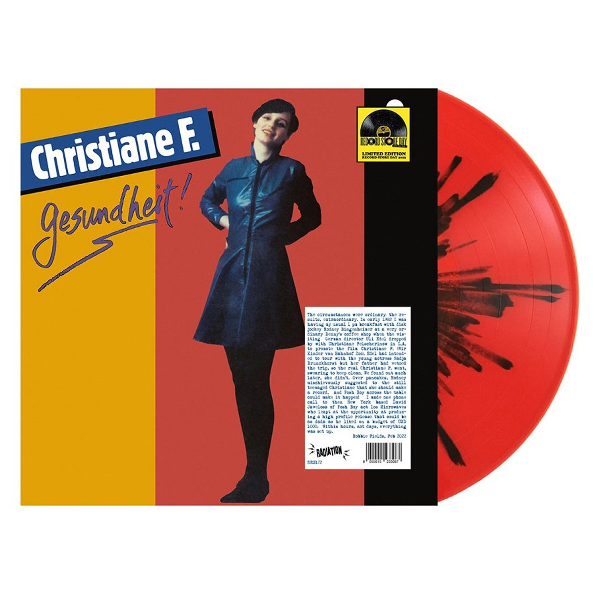Christiane F. - Gesundheit (Black/Red Splatter Vinyl)