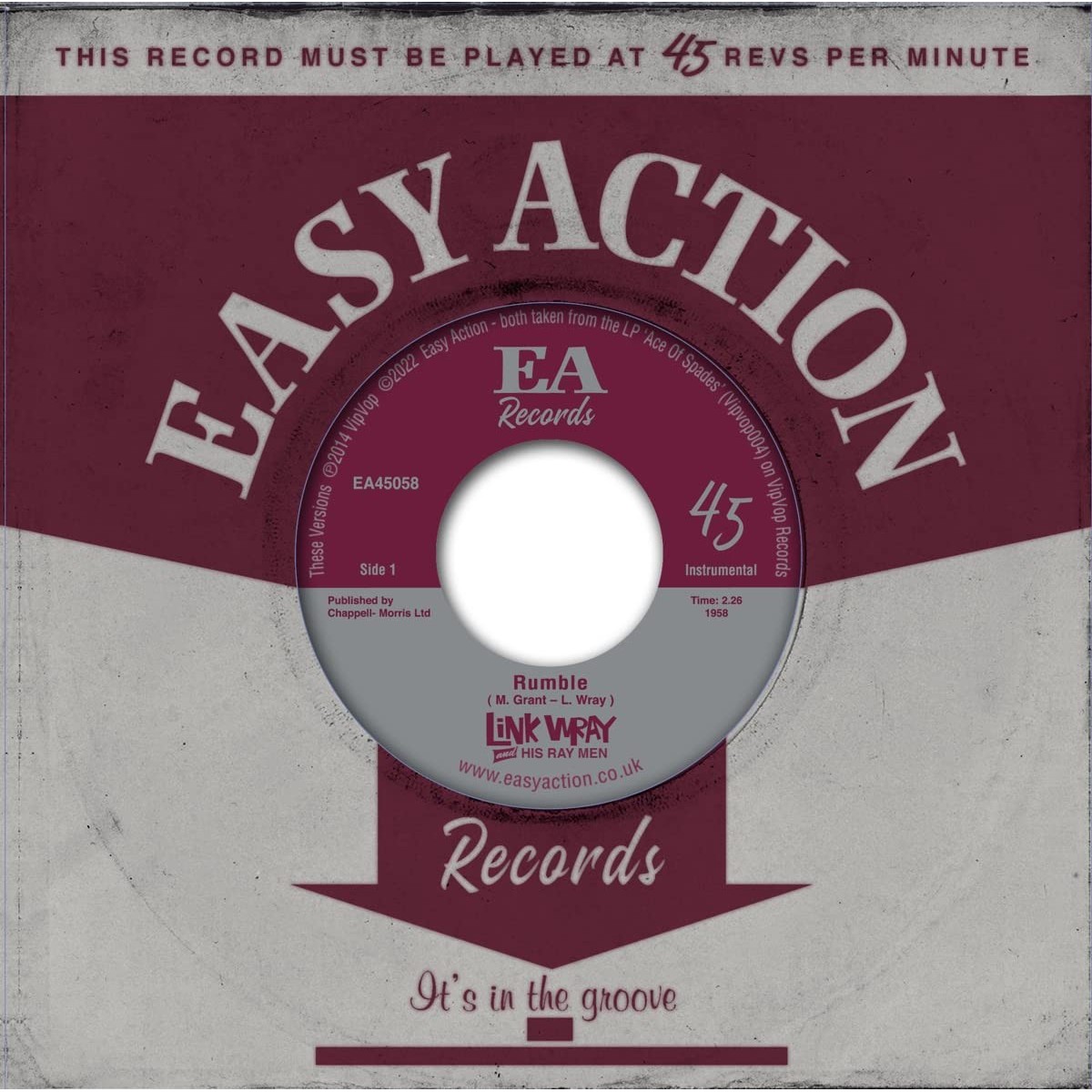 Link Wray And His Ray Men - Rumble / Raw Hide