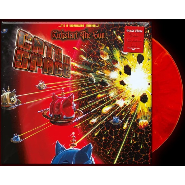 Cats In Space - Kickstart The Sun (Red Vinyl)