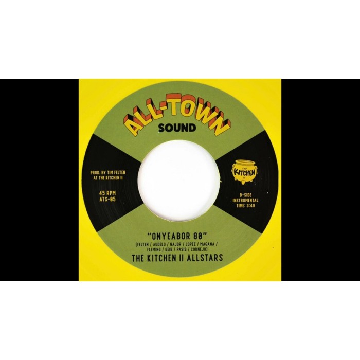 The Kitchen II Allstars - Bongo Grove / Onyeabor 80 (Yellow Vinyl)