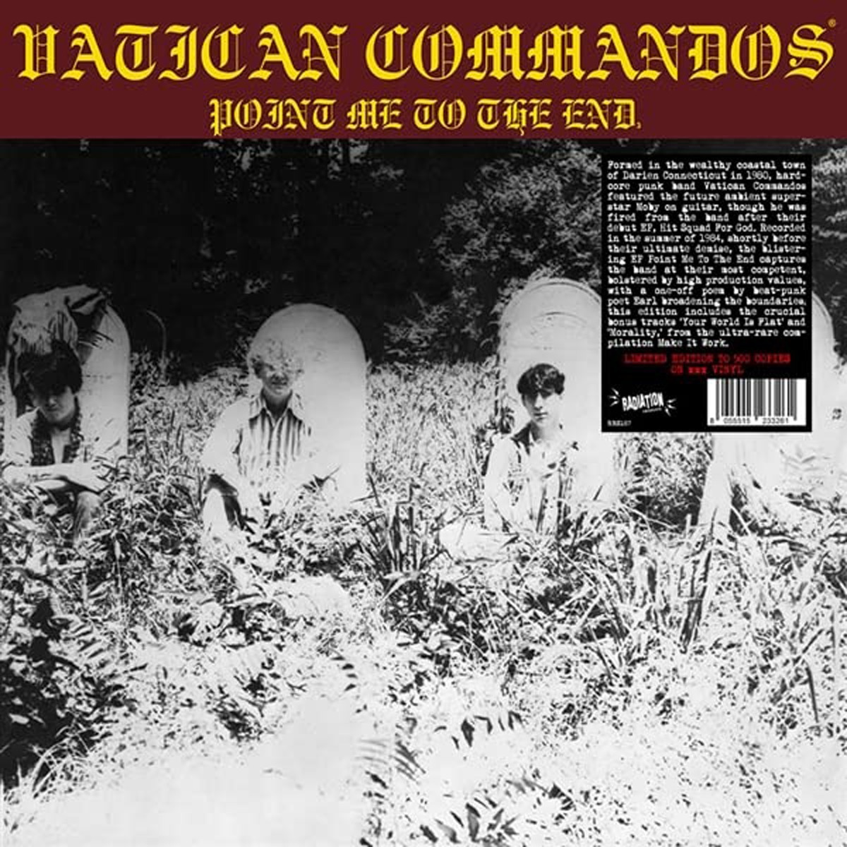 Vatican Commandos - Point Me To The End 12" (+ Bonus Tracks)