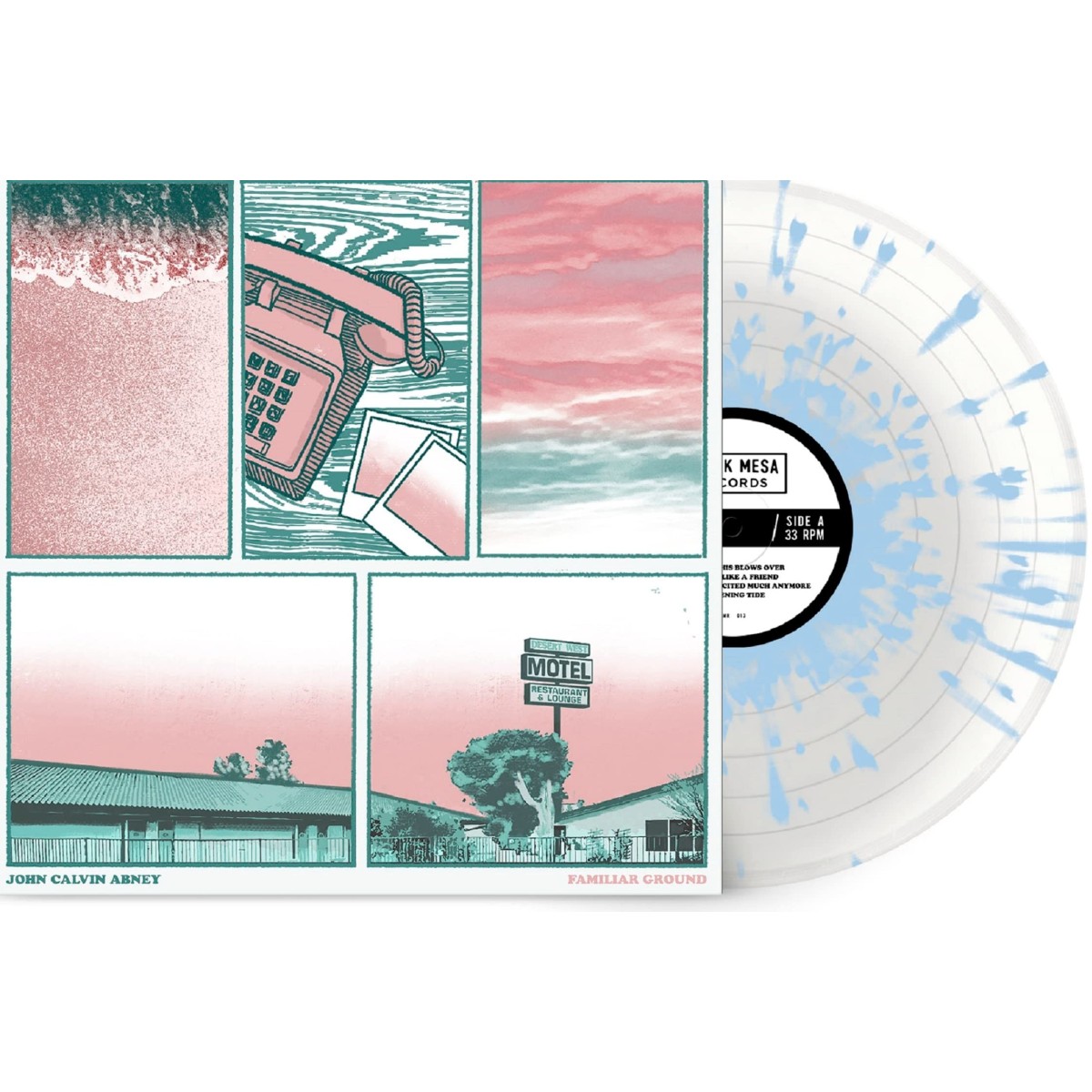 John Calvin Abney - Familiar Ground (Blue Sky Color Vinyl)