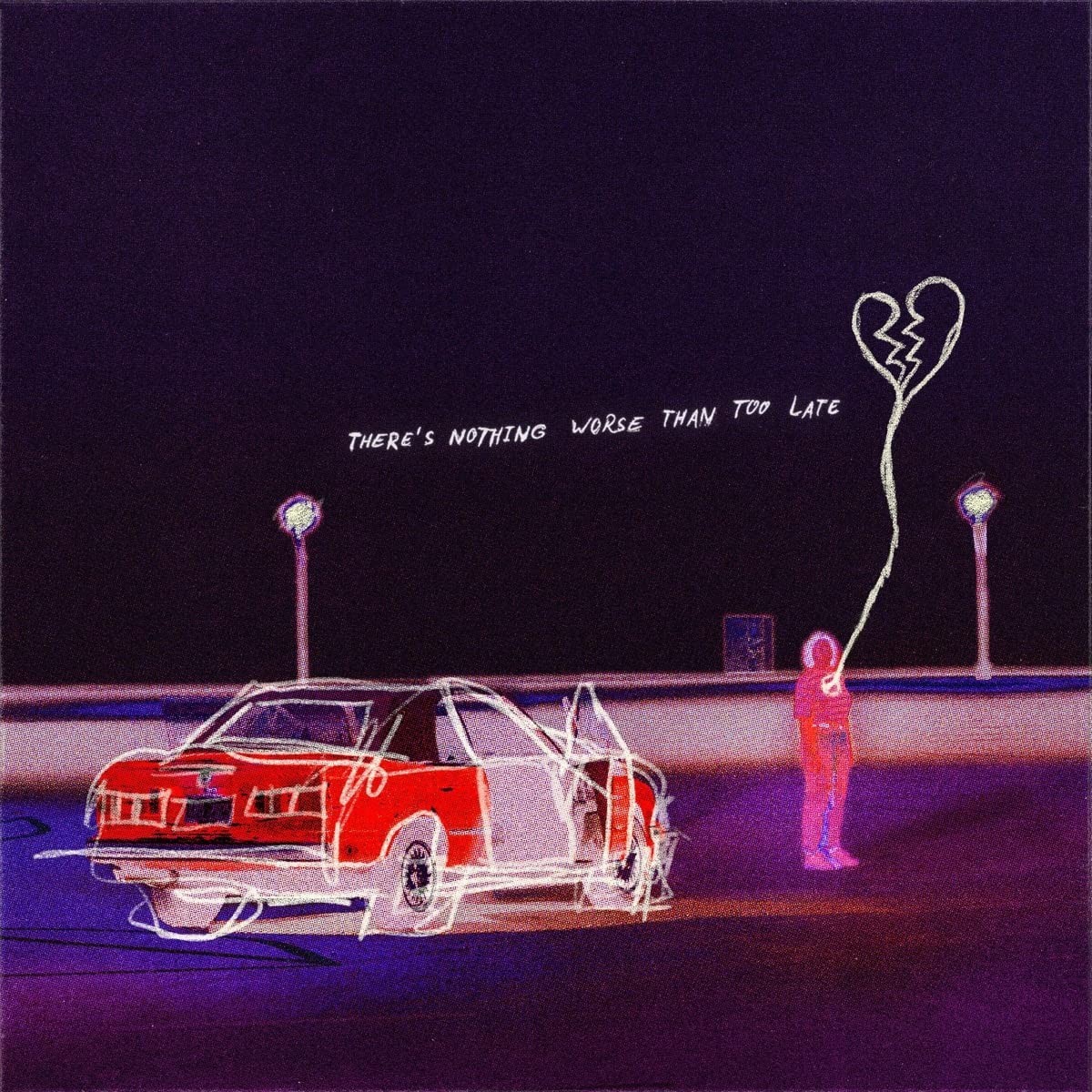 Real Friends - There's Nothing Worse Than Too Late (Blue & Purple Galaxy)