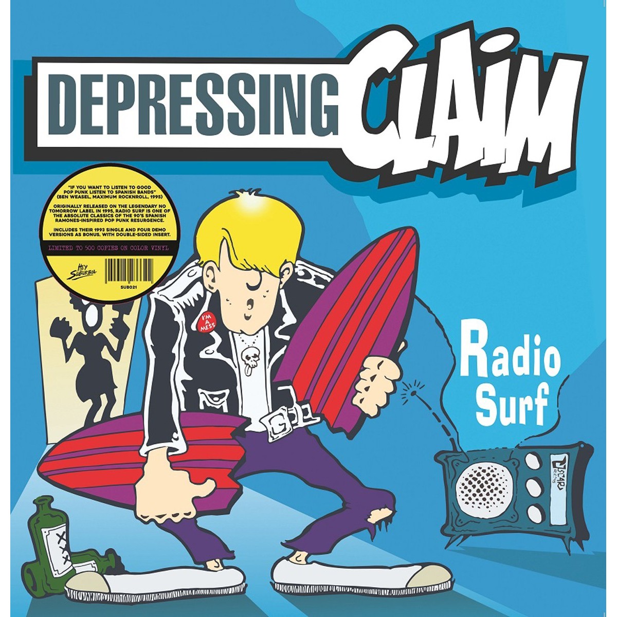 Depressing Claim - Radio Surf (Blue Vinyl)