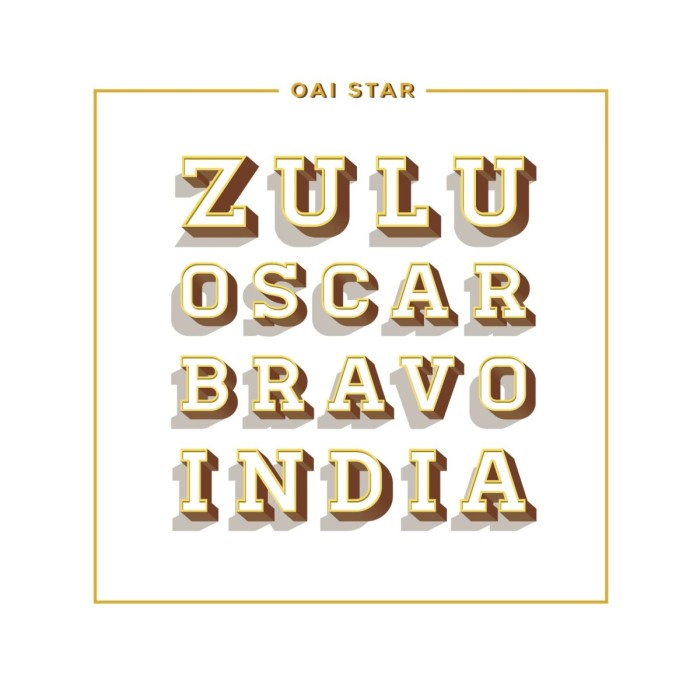 Òai Star - Zulu Oscar Bravo India