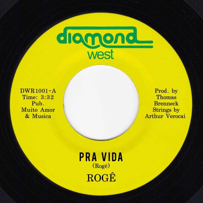 Roge - Pra Vida / Existe Uma Voz (Color Vinyl)