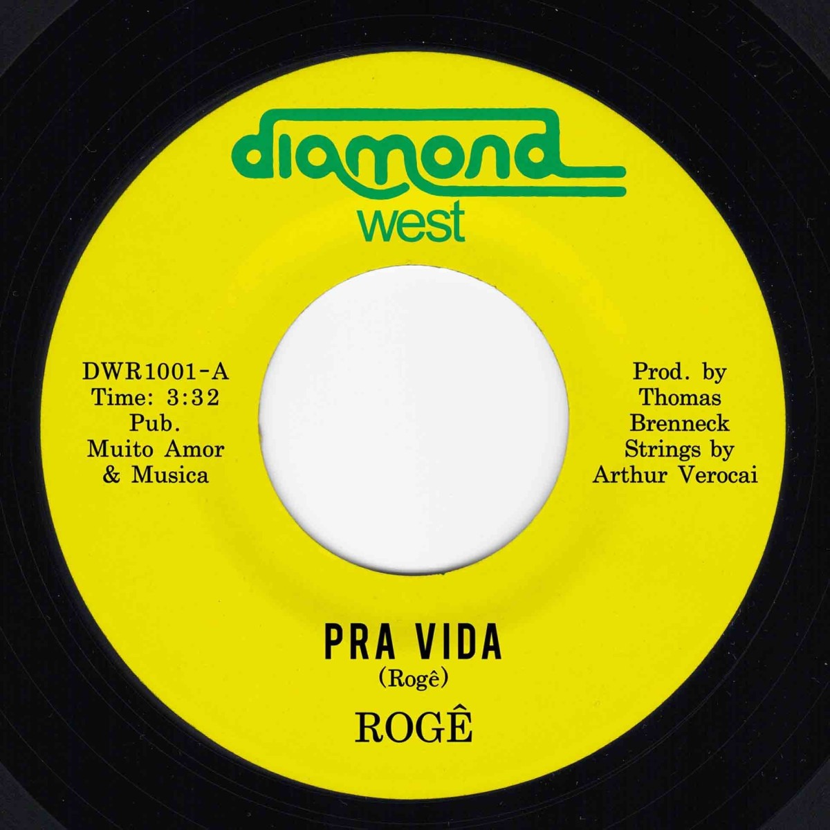 Roge - Pra Vida / Existe Uma Voz (Color Vinyl)