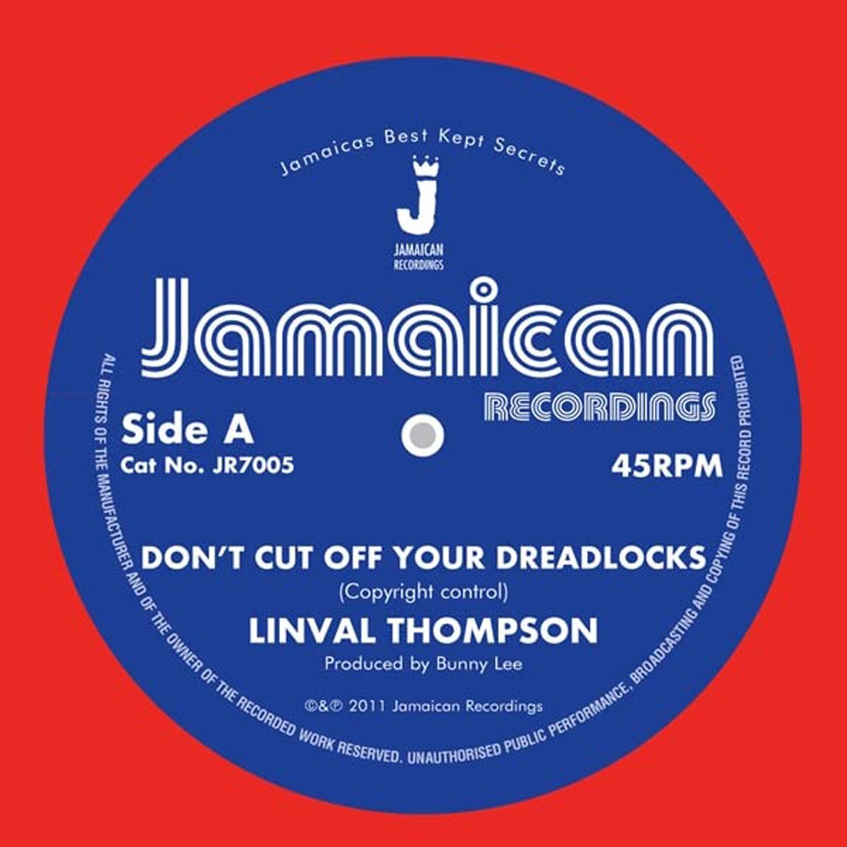 Linval Thompson - Don't Cut Off Your Dreadlocks / Version