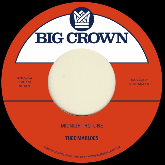 Thee Marloes - Midnight Hotline B/W Beri Cinta Waktu