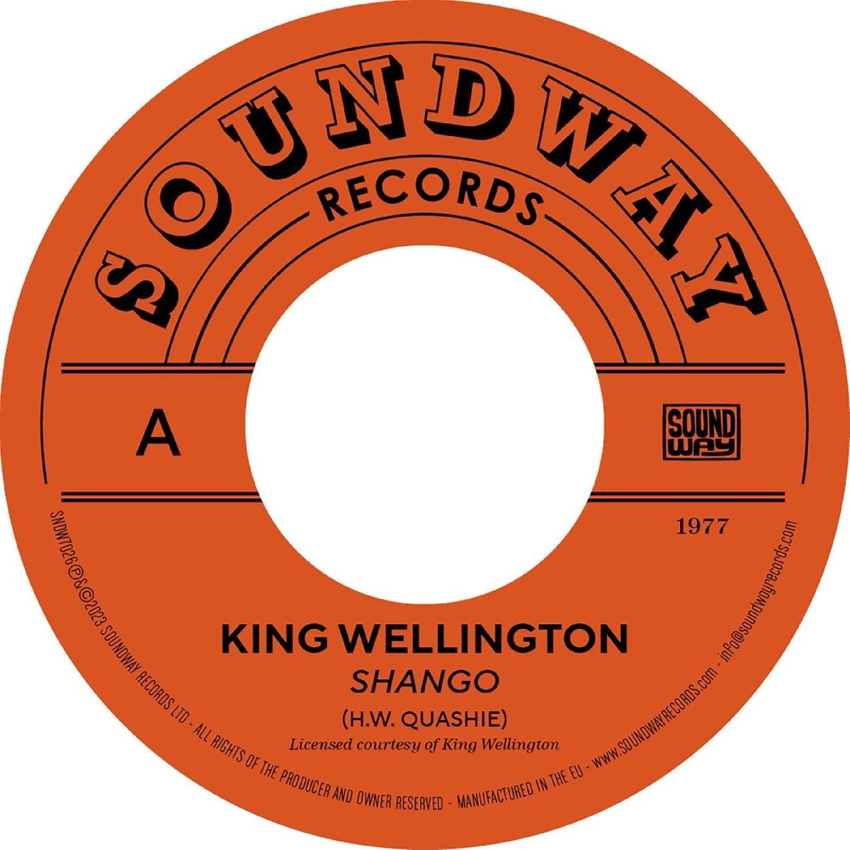 King Wellington & Friends - Shango / Mystery Music