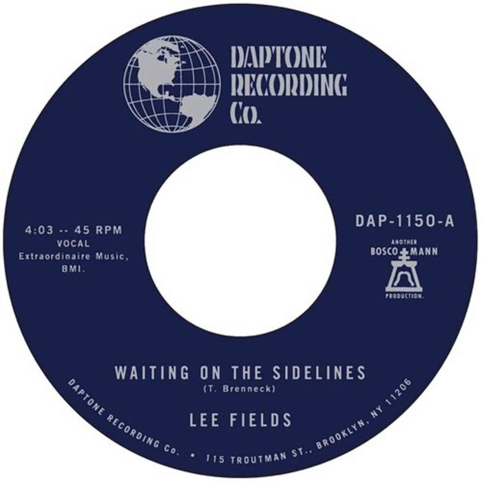 Lee Fields - Waiting On The Sidelines / You Can Count On Me