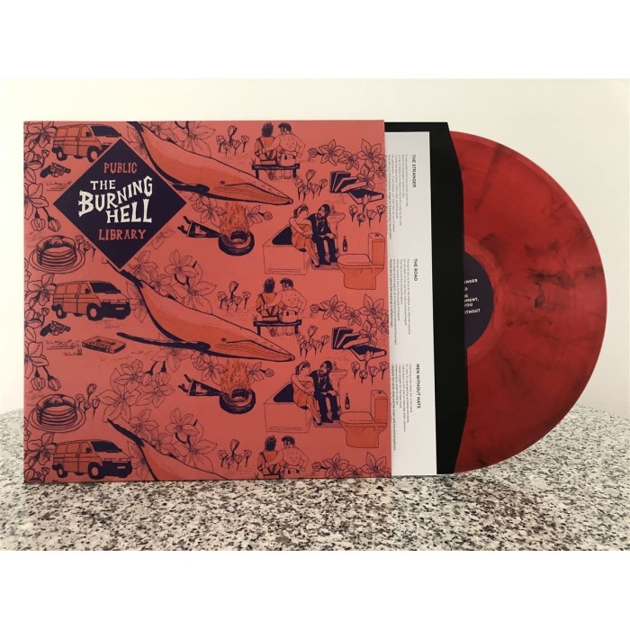 Burning Hell - Public Library (Ltd. Marbled Red Vinyl)