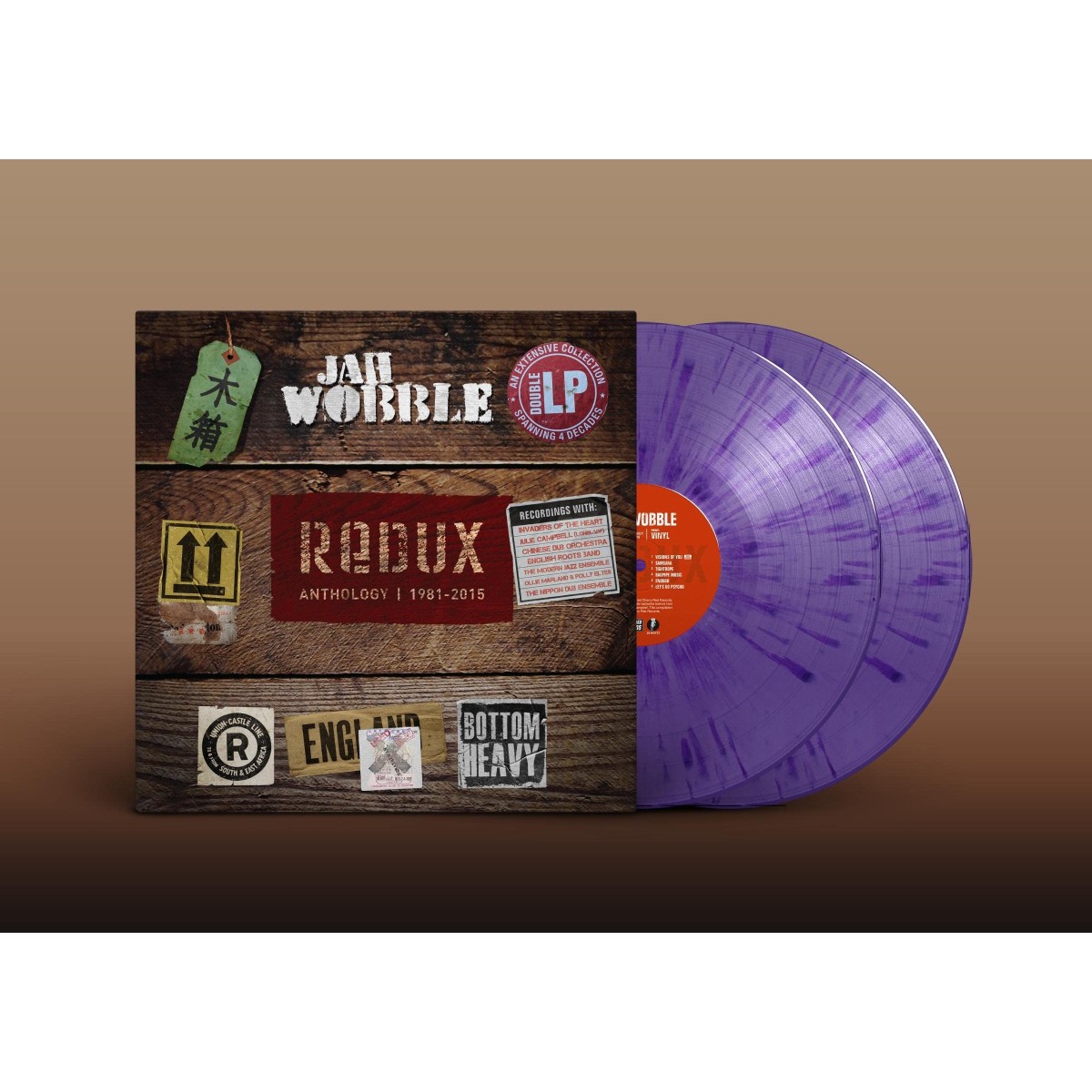 Jah Wobble - Redux (Natural With Purple Splatter Vinyl)