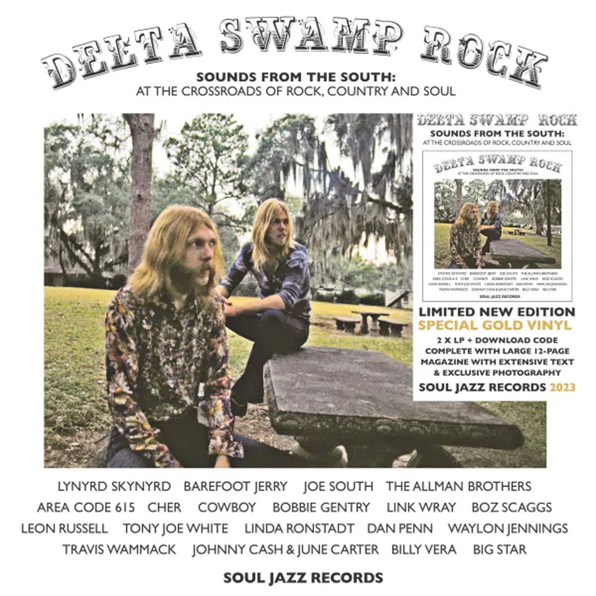 Various Artists - Delta Swamp Rock – Sounds From The South: At The Crossroads Of Rock, Country And Soul (Gold Vinyl)