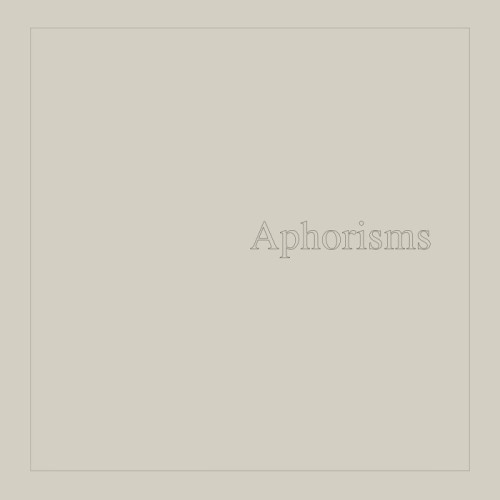 Graham Lambkin - Aphorisms