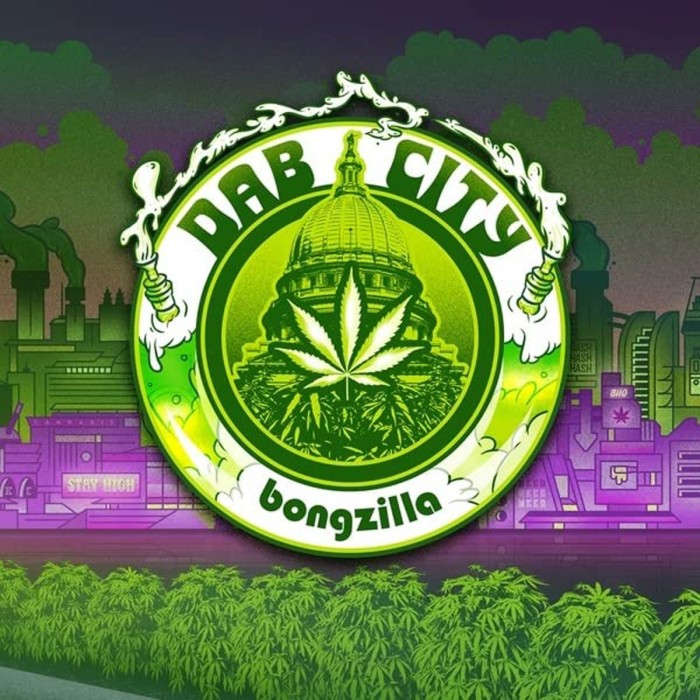 Bongzilla - Dab City (3 Colored Striped Violet/White/Green Vinyl)