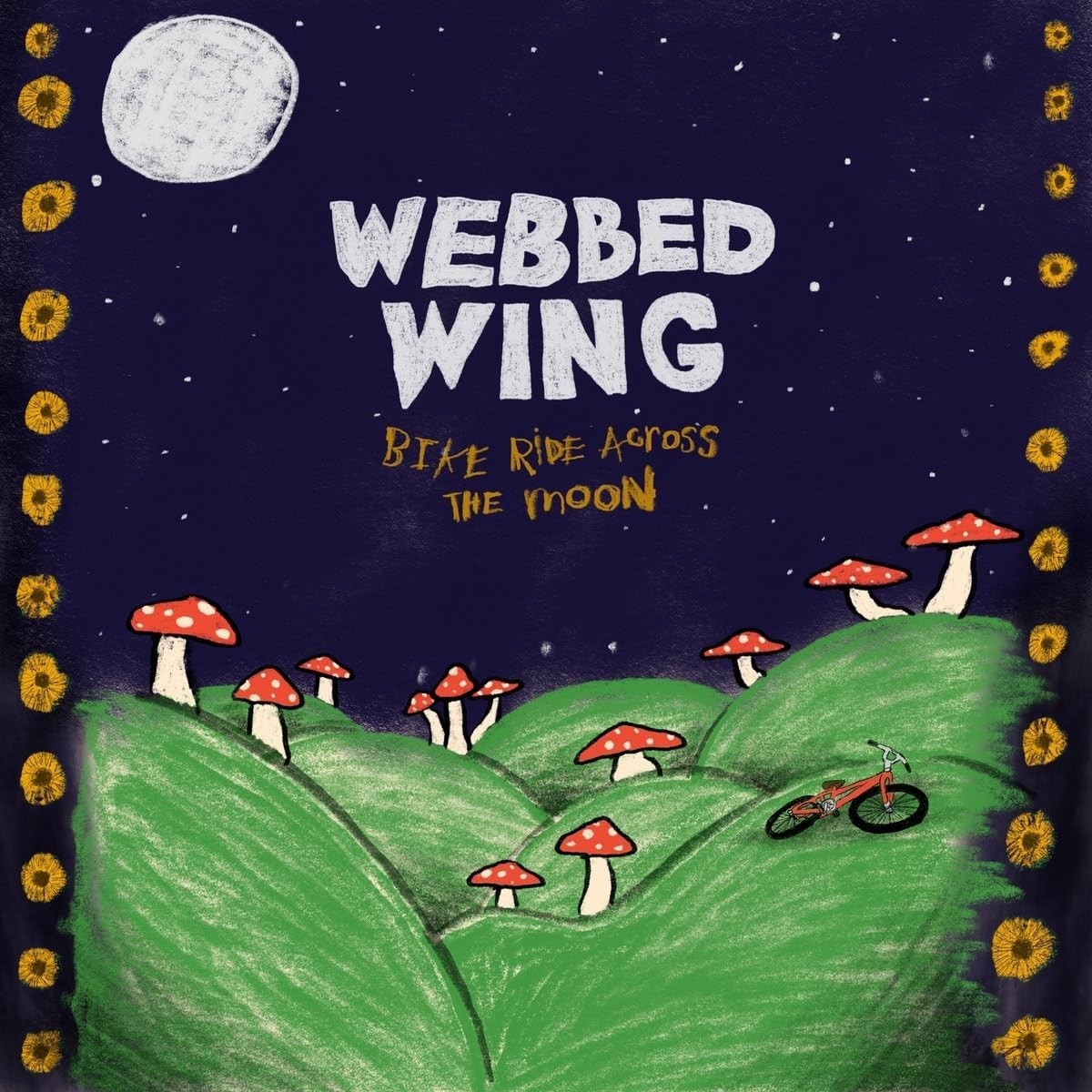 Webbed Wing - Bike Ride Across The Moon (Green Vinyl)