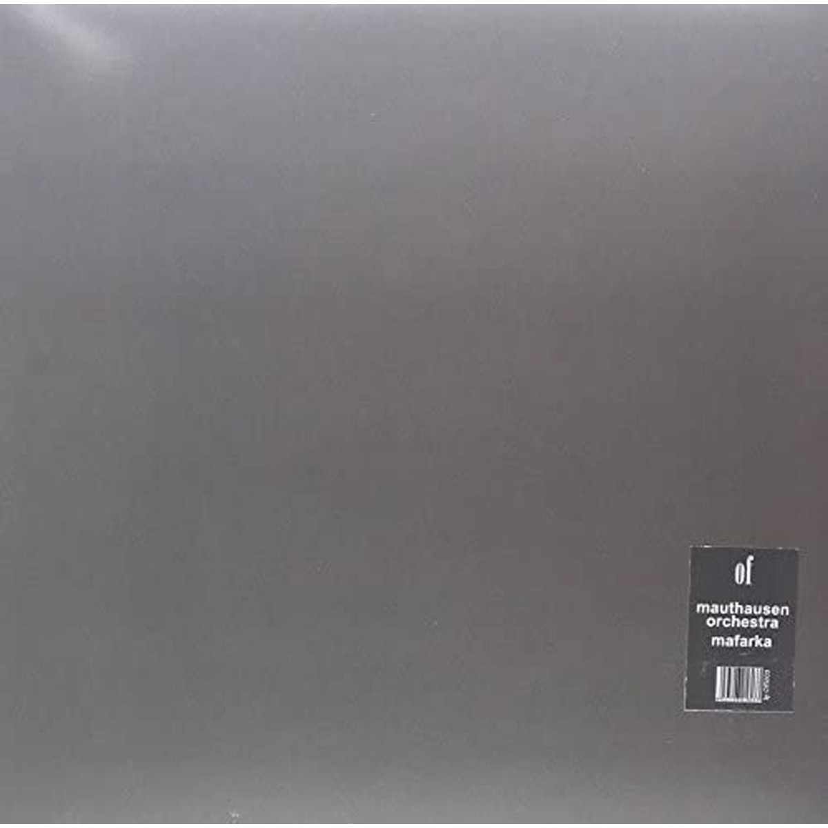 Mauthausen Orchestra - Mafarka