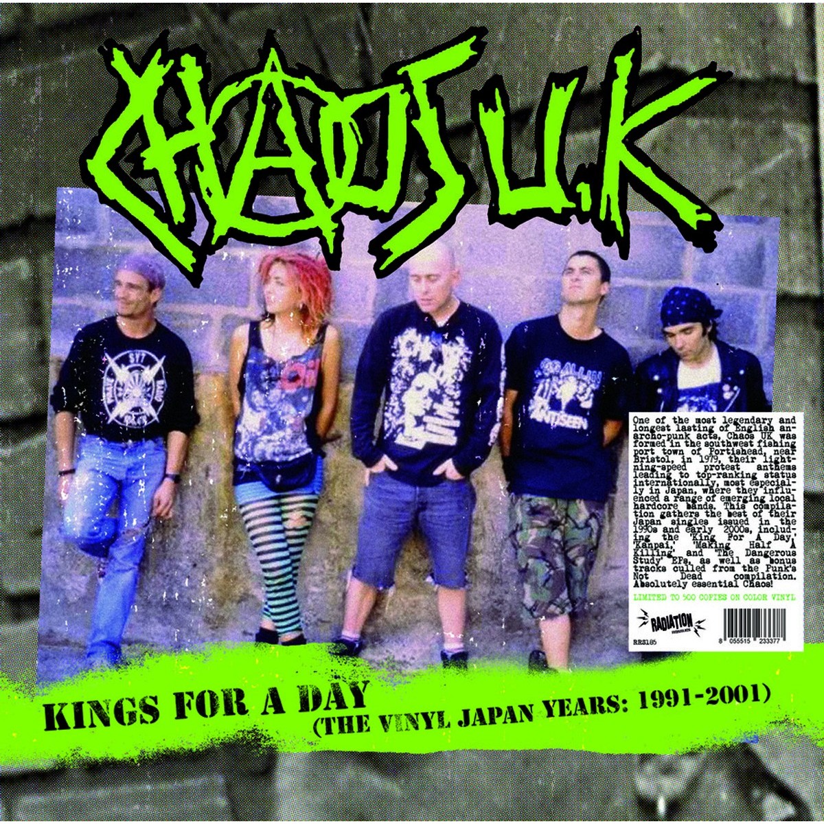 Chaos UK - King For A Day (The Vinyl Japan Singles: 1991-2001) (Green Vinyl)