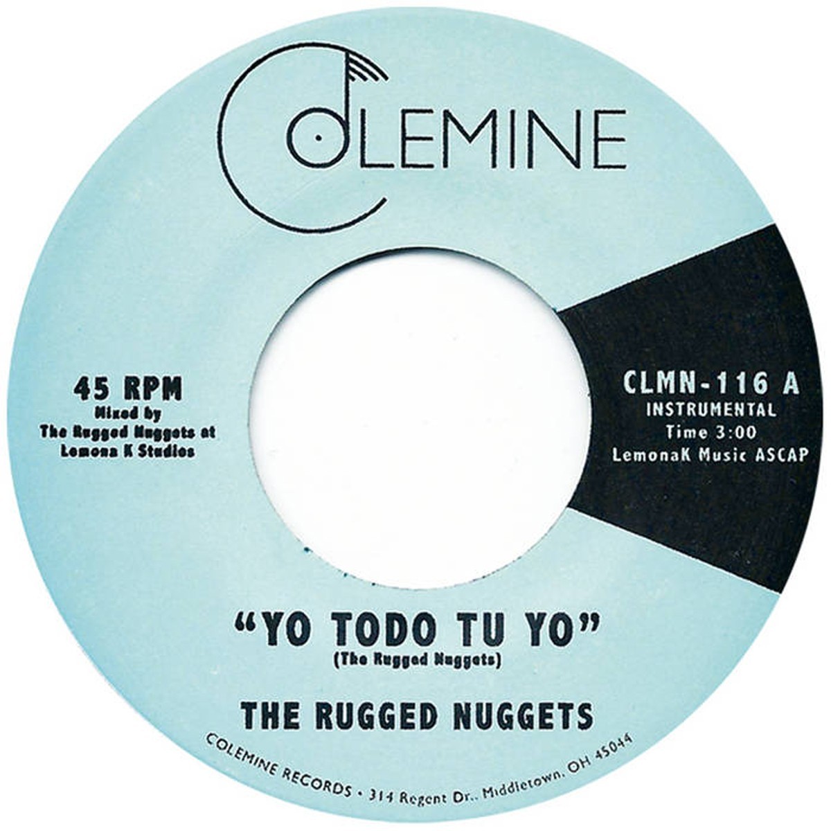 The Rugged Nuggets - Yo Todo Tu Yo / Tsunami (Coke Bottle Clear Vinyl)