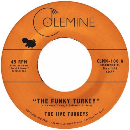 Jive Turkeys - The Funky Turkey / The Funky Brewster (Turkey Gravy Brown Vinyl)