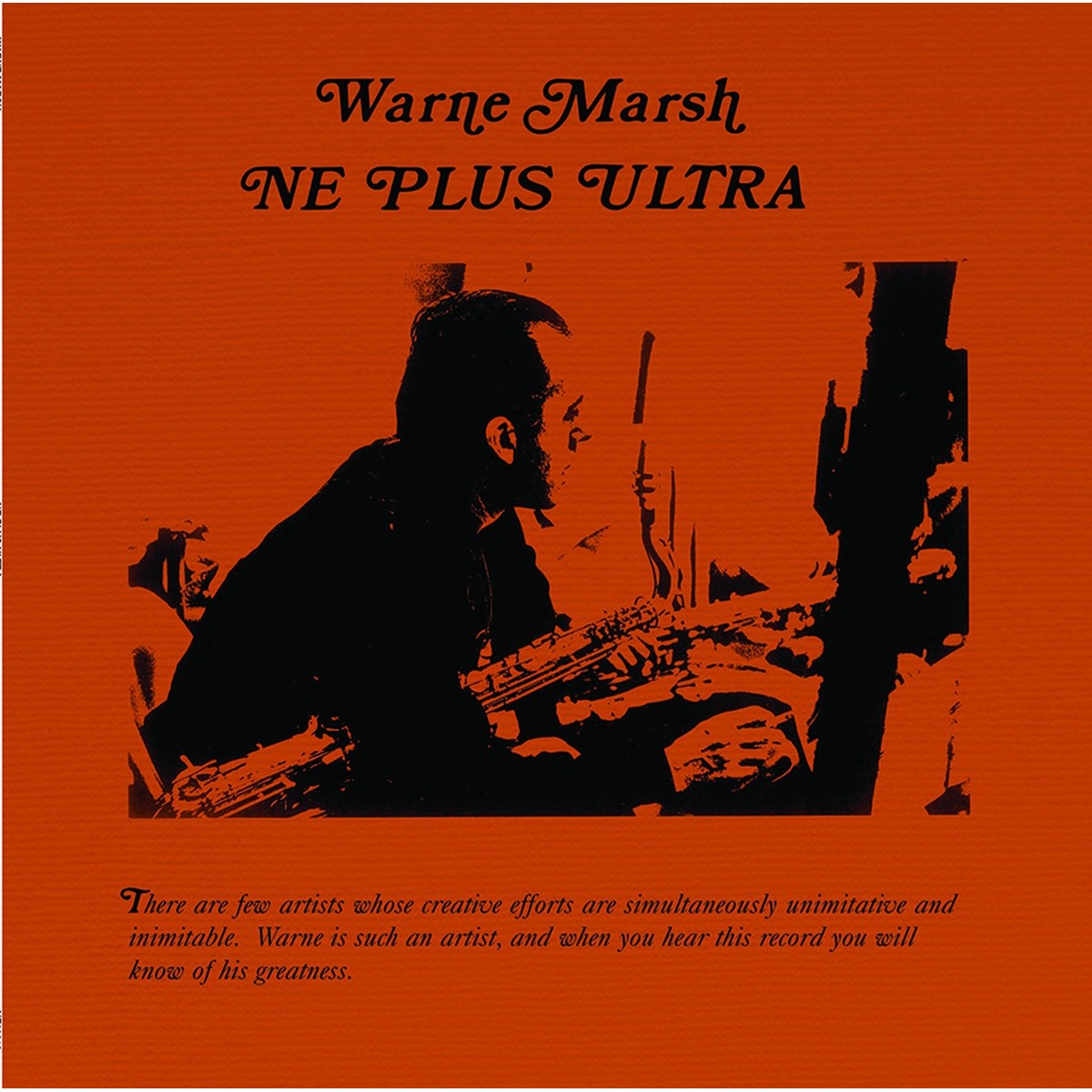 Warne Marsh - Ne Plus Ultra