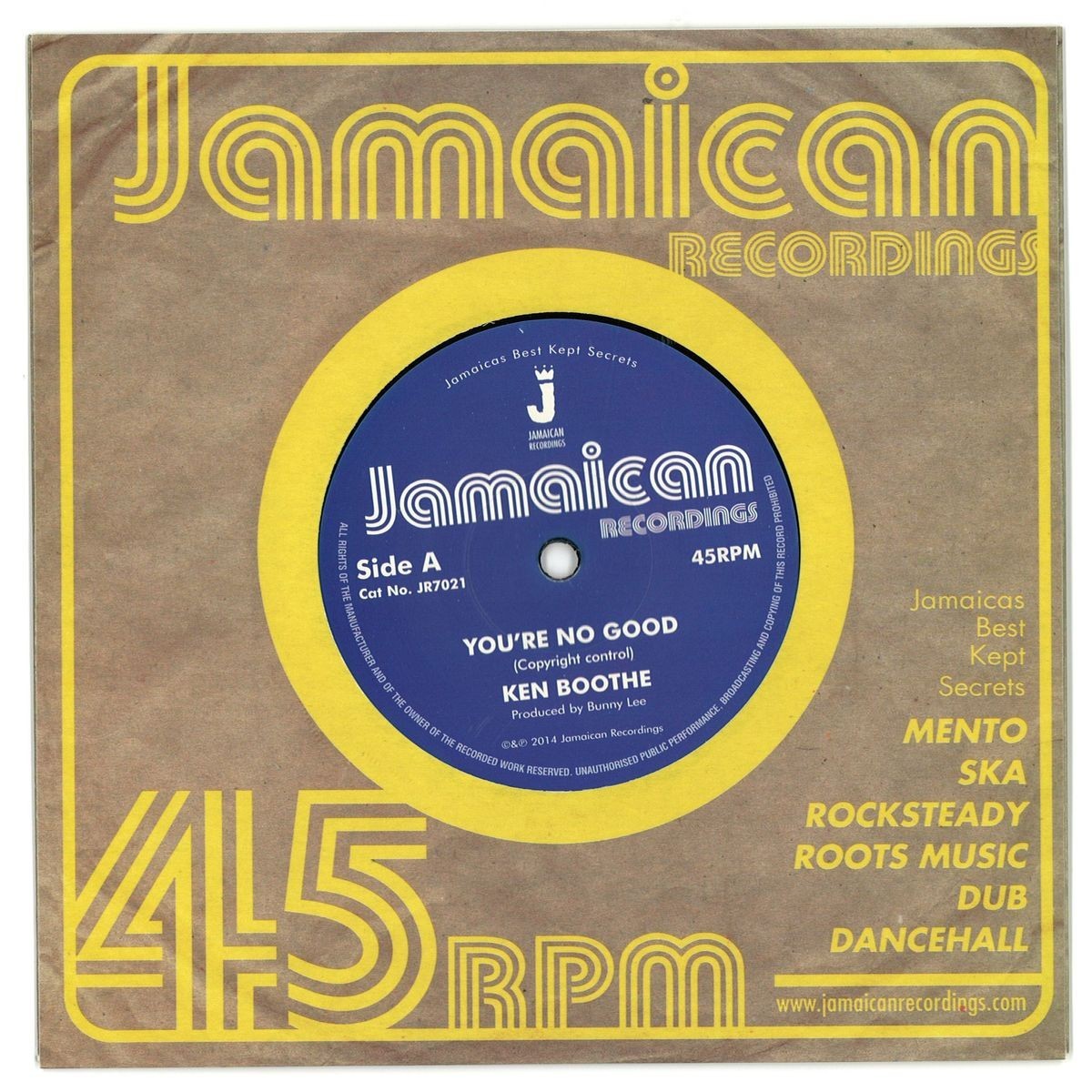 Ken Boothe - You're No Good / Out Of Order Dub