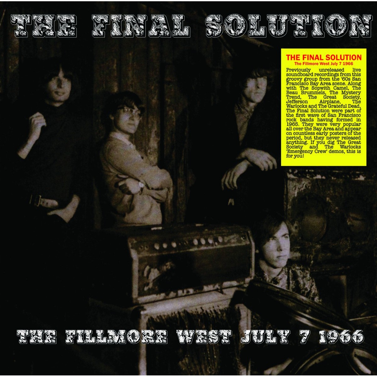 Final Solution - Fillmore West July 7 1966