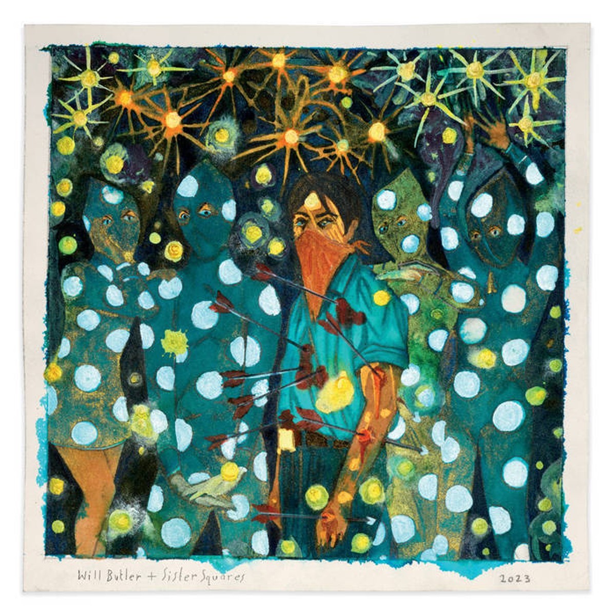 Will Butler + Sister Squares - Will Butler + Sister Squares (Natural White/Blue Swirl Vinyl)