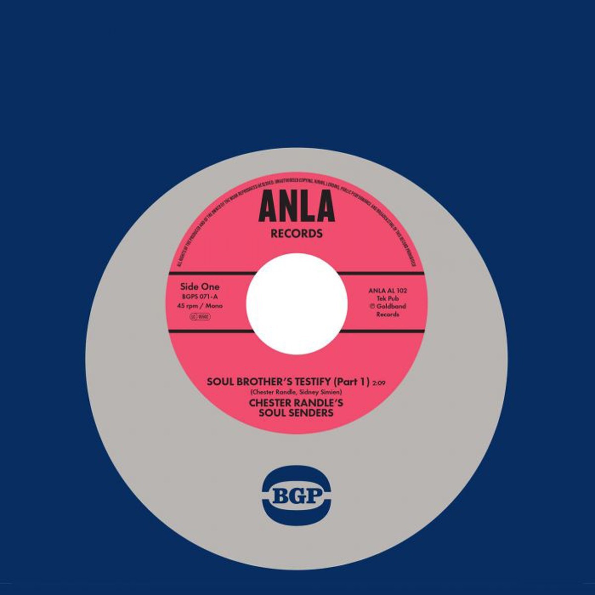 Chester Randle's Soul Sender's - Soul Brother's Testify (Part 1) / Soul Brother's Testify (Part 2)