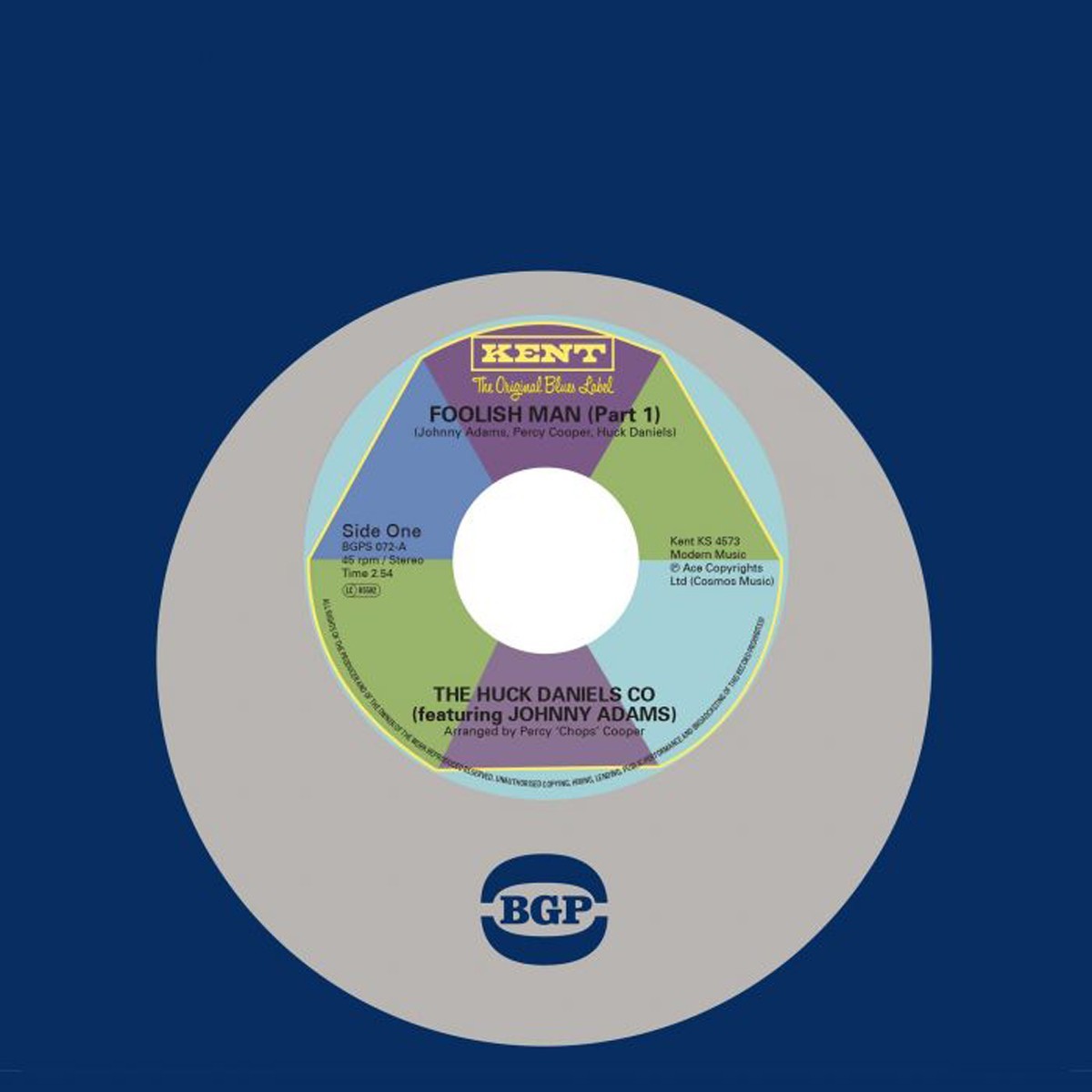 The Huck Daniels Co. Featuring Johnny Adams - Foolish Man (Part 1) / Foolish Man (Part 2)
