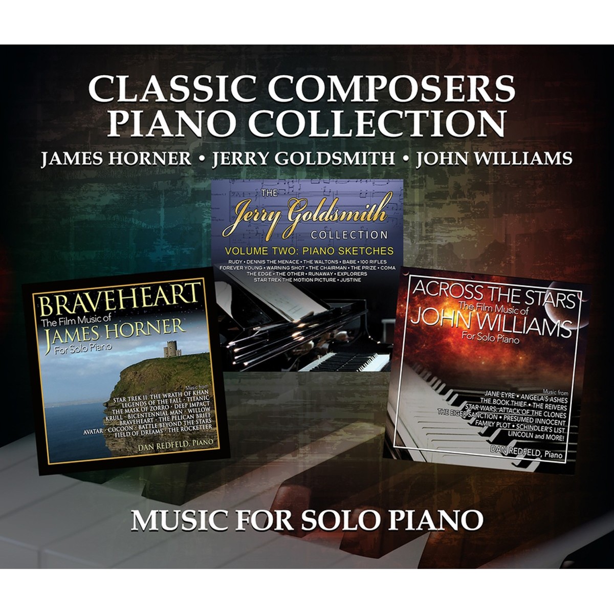 Various Artists - Classic Composers Piano Collection: James Horner, Jerry Goldsmith And John Williams