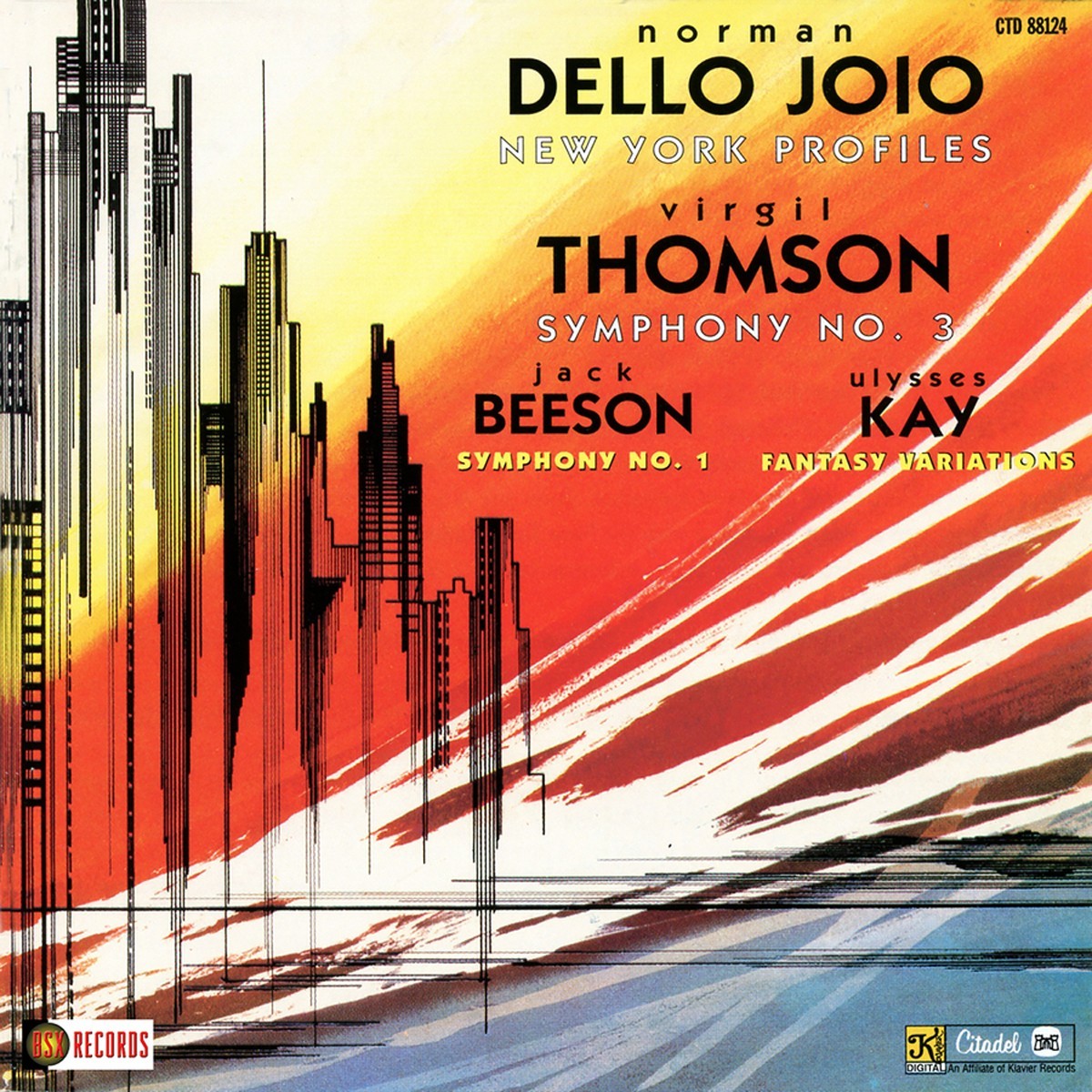 Norman Dello Joio & Virgil Thomson - New York Profiles / Symphony No. 3