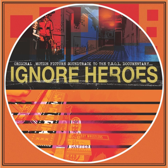 T.S.O.L. - Ignore Heroes: Original Motion Picture Soundtrack (Opaque Green W/ Blue Splatter)