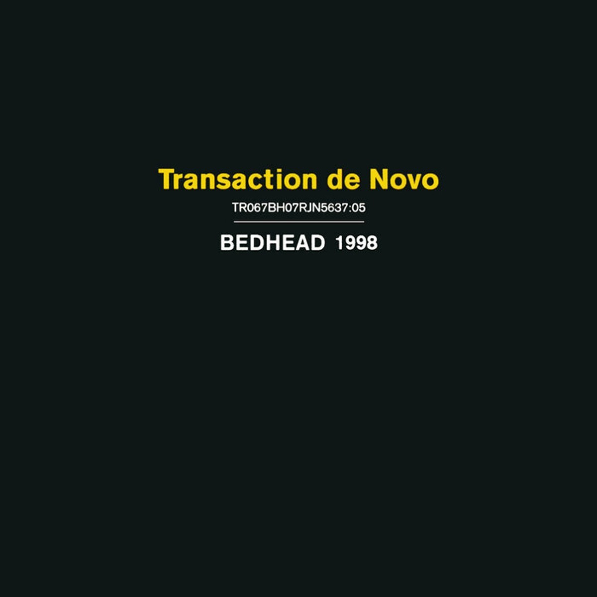Bedhead - Transaction De Novo (Color Vinyl)